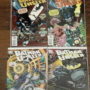 Batman Unseen 1, 2, 3, 4 vs The Invisible Man